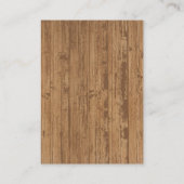 BBQ-素朴ベビーグリルベビーシャワー エンクロージャーカード (裏面)