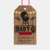 BBQ-素朴ベビーグリルベビーシャワー ギフトタグ (正面)