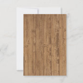 BBQ-素朴ベビーグリルベビーシャワー サンキューカード (裏面)