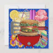 BBQ -調理師アウト！SRF 招待状 (正面)