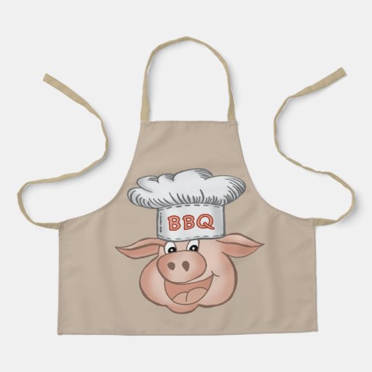 BBQ 豚料理長 エプロン (正面)