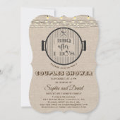 BBQ After I'S Linen String Lights Grill 招待状 (正面)