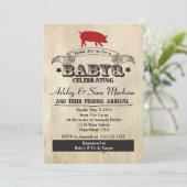 BBQ BABYQ バーベキュー 招待状 (スタンド正面)