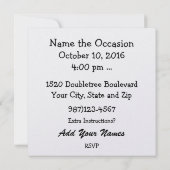 BBQ - Barbecue – クックアウト招待状 招待状 (裏面)