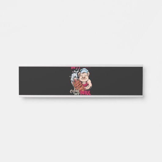 BBQ|BBQグリルマスターお尻のラビング&ポーク引き サインプレート (正面)