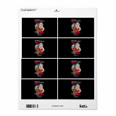 BBQ|BBQグリルマスターお尻のラビング&ポーク引き ラベル (フルシート)