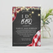 BBQ、BBQパーティー、BBQリハーサル、婚約 招待状 (スタンド正面)