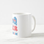 BBQ BEER FREEDOM - 7月4日アメリカ コーヒーマグカップ (正面右)