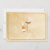 BBQ & BEERS Birthday Party Any Age Beer招待状 招待状 (裏面)