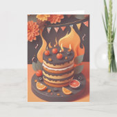 BBQ Birthday Wishes カード (正面)