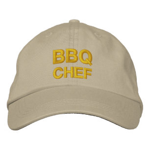 BBQ CHEFキャップ 刺繍入りキャップ