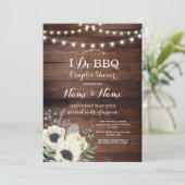 『BBQ Couple's Shawer White Anemone Wood』を 招待状 (スタンド正面)