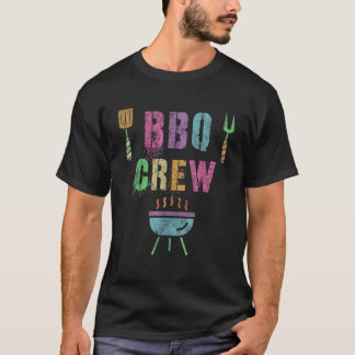 BBQ CREWおもしろいグリルシェフ調理師分隊料理summe Tシャツ