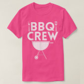BBQ CREW Grill Chef Cook Squad Cooking Summer Gril Tシャツ (デザイン正面)