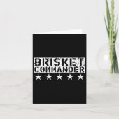 [bbq Dude] Brisket Commander Bbq Shirt  カード (正面)