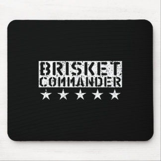 [bbq Dude] Brisket Commander Bbq Shirt  マウスパッド