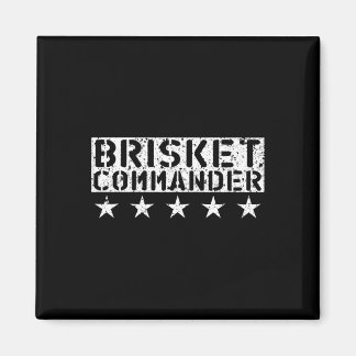 [bbq Dude] Brisket Commander Bbq Shirt  マグネット