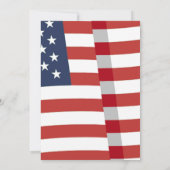 BBQ & Firework 7月4日の独立記念日パーティー 招待状 (裏面)