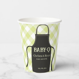Bbq Gingham Baby shower 紙コップ