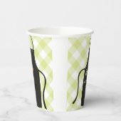 Bbq Gingham Baby shower 紙コップ (左)