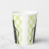 Bbq Gingham Baby shower 紙コップ (右)