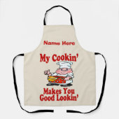 BBQ、Good Lookin、追加文字、エプロン エプロン (正面)