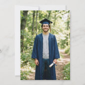 BBQ Graduation Party Invitation Photo Back 招待状 (裏面)