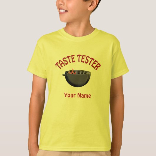 BBQ Grill Test Tester Kids T-shirt Tシャツ (正面)