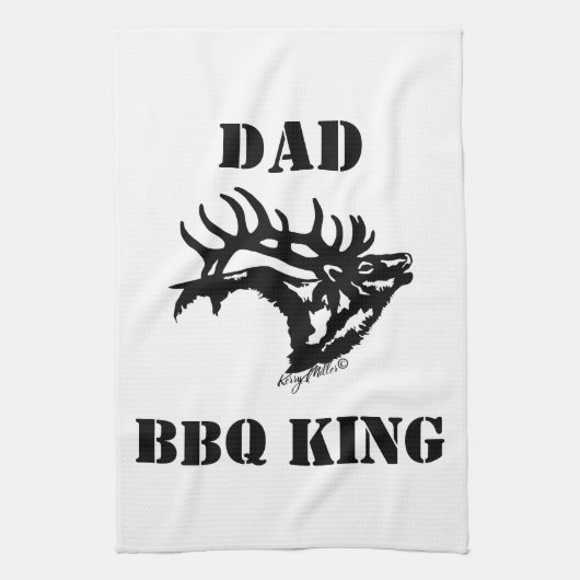 BBQ KING – ブルエルク キッチンタオル (縦)