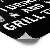 Bbq Loveを飲み焼きするのが飲みおもしろい物だ ポスター (角)