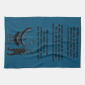 BBQ Master’s Humorous Poem キッチンタオル (横)