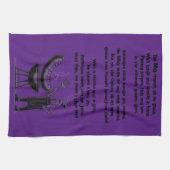 BBQ Master’s Humorous Poem  キッチンタオル (横)