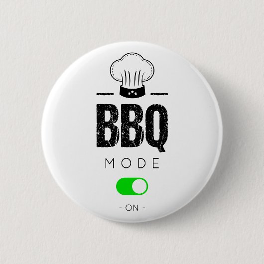 BBQ mode on 缶バッジ (正面)