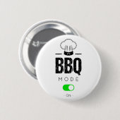 BBQ mode on 缶バッジ (正面&裏面)