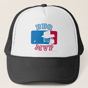 BBQ MVP 楽しい屋外クックアウト グリル アート キャップ