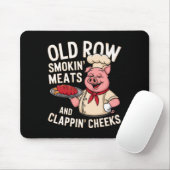 Bbq Old Row Smoking Meats And Clappin Cheeks 1  マウスパッド (マウス)