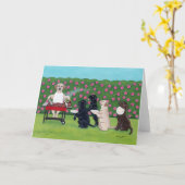 BBQ Party Labs in the Azalea Garden カード (黄色い花)