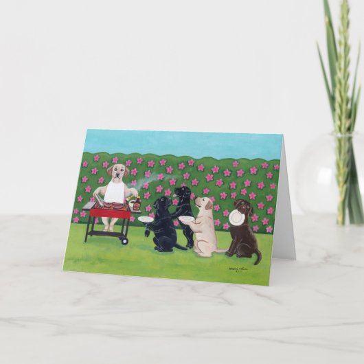 BBQ Party Labs in the Azalea Garden カード (正面)