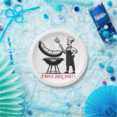 BBQ Party  Personalized Chef  ペーパープレート (パーティー)