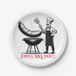 BBQ Party  Personalized Chef  ペーパープレート
