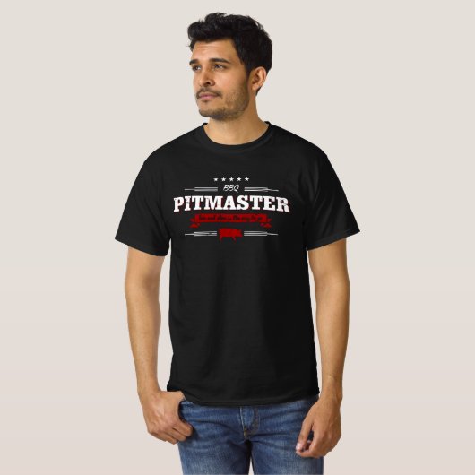 bbq pitmasterロゴ tシャツ (正面フル)