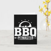Bbq Pitmaster Grill Master Tee For Byrbecue Lovers カード (黄色い花)