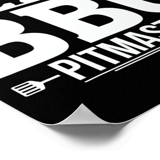 Bbq Pitmaster Grill Master Tee For Byrbecue Lovers ポスター (角)