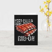 Bbq Rib Gr上の予備リ保ブ愛人の穏やかさとリブ カード (黄色い花)