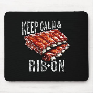 Bbq Rib Gr上の予備リ保ブ愛人の穏やかさとリブ マウスパッド