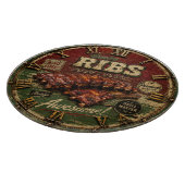 BBQ Ribs Smokehouse Barbecue Grill Master Gift カッティングボード (角)
