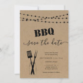 BBQ Save the Date Card 招待状 (正面)