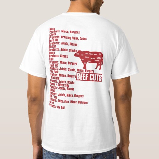 BBQ Tシャツ (裏面)