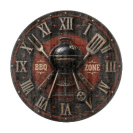 BBQ Zone Backyard BBQ Gift Vintage Barbecue カッティングボード