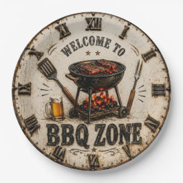 BBQ Zone Barbecue Grill ペーパープレート